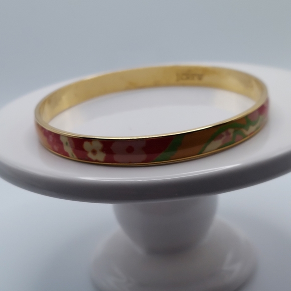 J.Crew Floral Design Thin Bangle Bracelet, GC. - Picture 10 of 12
